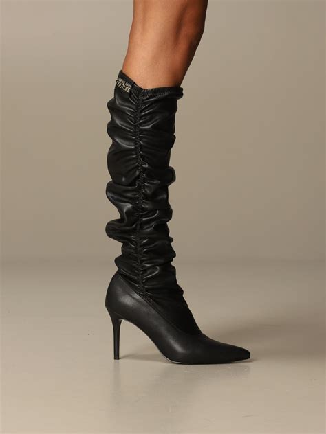 versace jeans couture boots women's|Versace Jeans Couture boots.